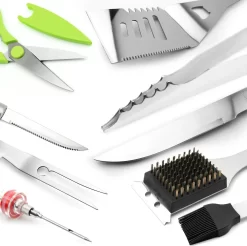 Saveur Royal® 35-delige Barbecue Gereedschapset In Roestvrij Staal - BBQ Grill Set Met Draagtas - Barbecuegerei-sets - Barbecue Accessoires Gereedschap - 35-delig -Thuis-BBQ 1200x1195 6