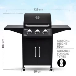 MaxxGarden Gas Barbecue - 3 Branders - Incl. Gratis BBQ Set 12 MaxxGarden Gas Barbecue - 3 Branders - Incl. Gratis BBQ Set -Thuis-BBQ 1200x1200 1