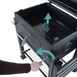 Vaggan Luxe Houtskool Barbecue - Grilloppervlak (LxB) 44 X 32 Cm - Staal - Matzwart -Thuis-BBQ 1200x1200 108