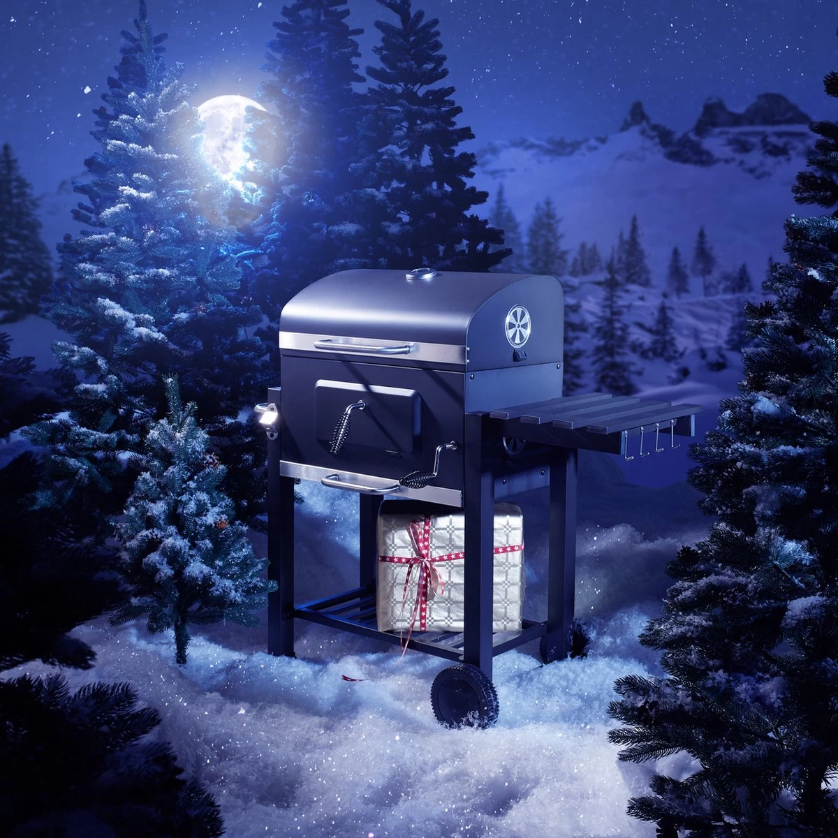 TecTake Florian Houtskoolbarbecue - 55x36 - Zwart 2 TecTake Florian Houtskoolbarbecue - 55x36 - Zwart - Afbeelding 2