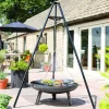 BBGRILL Driepoot Barbecue Zwart 172 Cm BBQ TRIPOD