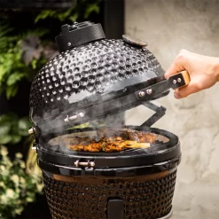 BluMill Kamado BBQ Egg - Kamado 13 Inch - Incl. Vlees Thermometer - Houtskoolbarbecues - Zwart - Ø 27cm -Thuis-BBQ 1200x1200 154