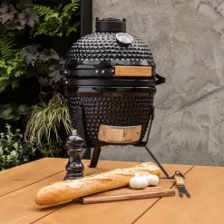 BluMill Kamado BBQ Egg - Kamado 13 Inch - Incl. Vlees Thermometer - Houtskoolbarbecues - Zwart - Ø 27cm -Thuis-BBQ 1200x1200 155