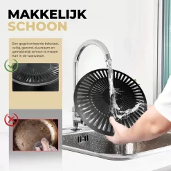 Ozocozy BBQ-ONE Houtskool Tafelbarbecue - Ø30 Cm- Zwart - Incl. Draagtas, Siliconen Bakkwast En RVS-Barbecuetang -Thuis-BBQ 1200x1200 192