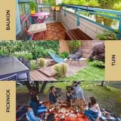 Ozocozy BBQ-ONE Houtskool Tafelbarbecue - Ø30 Cm- Zwart - Incl. Draagtas, Siliconen Bakkwast En RVS-Barbecuetang -Thuis-BBQ 1200x1200 194