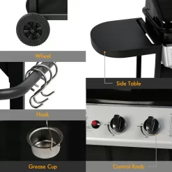 Bighorn Gasbarbecue En Grill – 2 Branders – Zwart -Thuis-BBQ 1200x1200 201