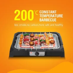 Aigostar Lava 30LDQ - Elektrische Grill - BBQ - Tafel Barbecue - Grilloppervlakte 41 X 24 Cm - 2000 Watt -Thuis-BBQ 1200x1200 255