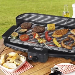 Princess 112247 Elektrische Barbecue – BBQ - Met En Zonder Statief Te Gebruiken - 47x28cm - 2000W -Thuis-BBQ 1200x1200 257