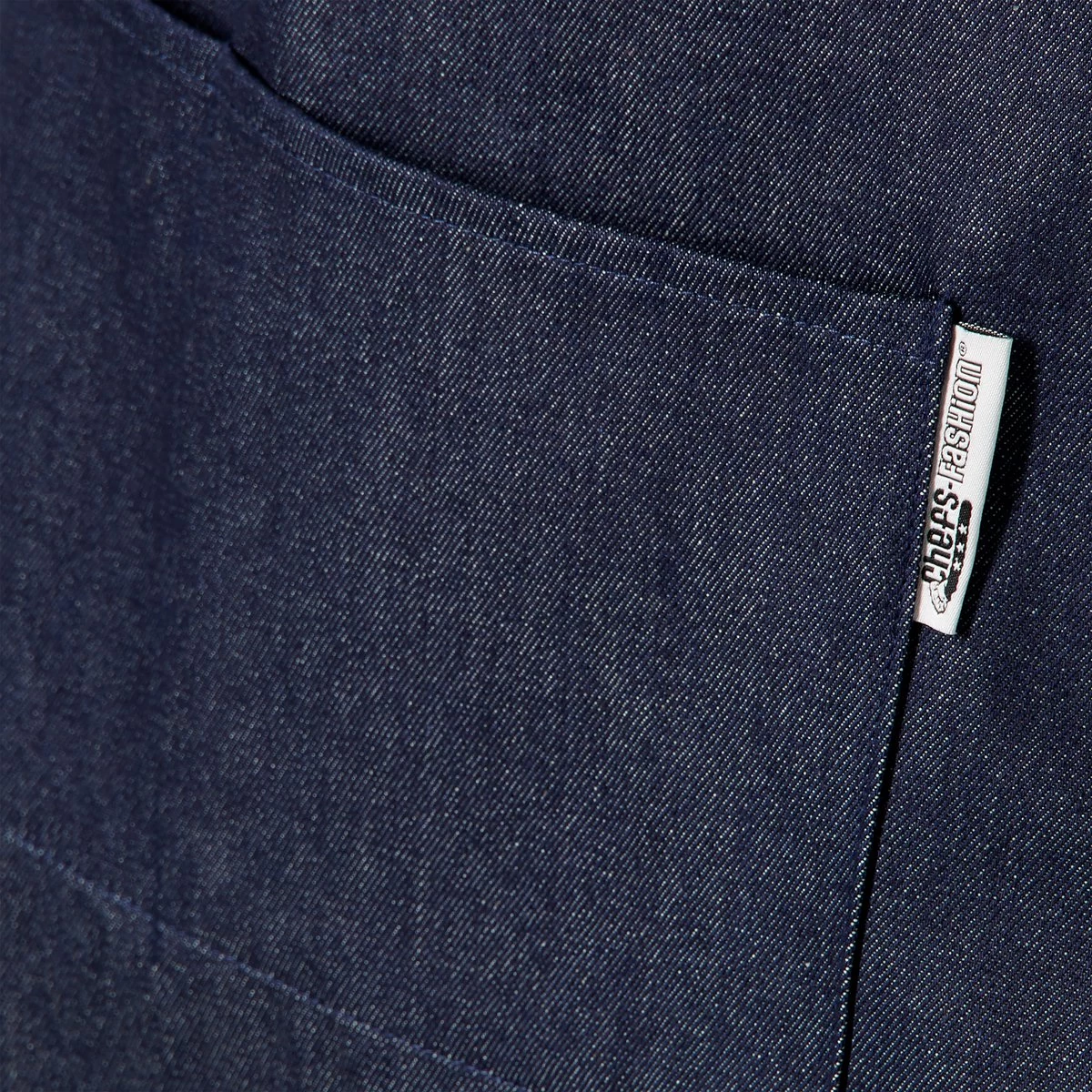 Chefs Fashion - Keukenschort - Denim Blauw Schort - 2 Zakken - Simpel Verstelbaar - 71 X 82 Cm 3 Chefs Fashion - Keukenschort - Denim Blauw Schort - 2 Zakken - Simpel Verstelbaar - 71 X 82 Cm - Afbeelding 3