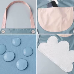 Merkloos 2 STUKS Kinderschorten Waterdicht En Oliebestendig Knutselschort Kookschort Keukenschort Voor Kinderen - Mix 1x Turquoise + 1x Rose - 70 X 70 Cm 6 Merkloos 2 STUKS Kinderschorten Waterdicht En Oliebestendig Knutselschort Kookschort Keukenschort Voor Kinderen - Mix 1x Turquoise + 1x Rose - 70 X 70 Cm -Thuis-BBQ 1200x1200 332