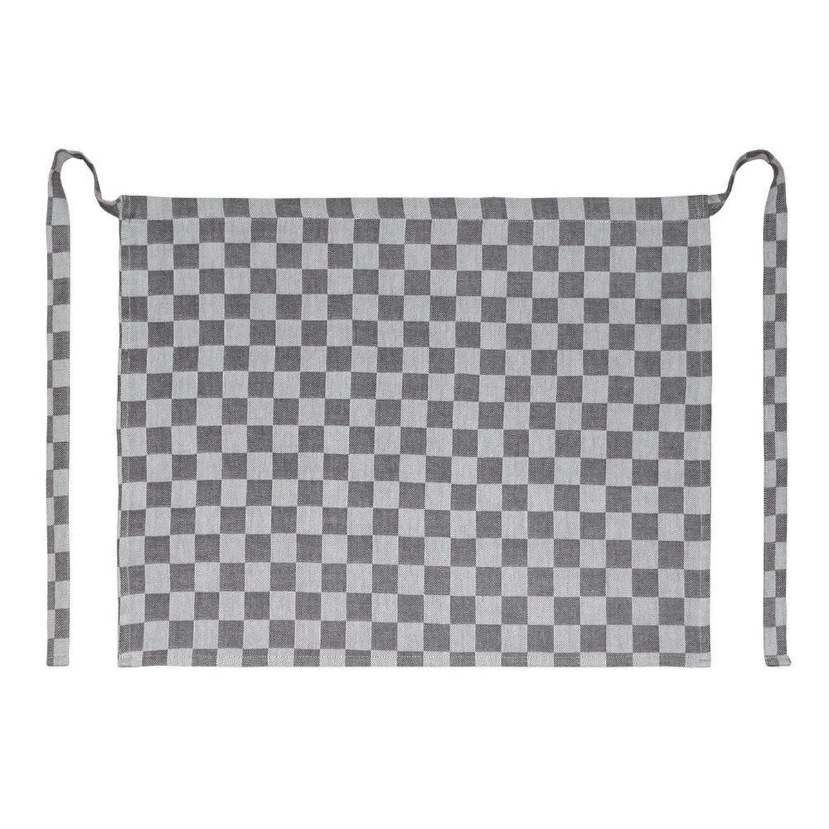 Treb Horecalinnen Schorten Sloven 2 Stuks Zwart En Wit Geblokt 60x70cm - Treb WS 6 Treb Horecalinnen Schorten Sloven 2 Stuks Zwart En Wit Geblokt 60x70cm - Treb WS - Afbeelding 6