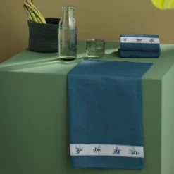 DDDDD Bees - Keukendoek - Petrol - 6 Stuks -Thuis-BBQ 1200x1200 345