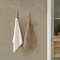 Riviera Maison Keukenhanddoeken Set Van 2, Keukendoeken Vierkant - RM Coral Reef Kitchen Towel - Beige / Wit - Katoen - 2 Stuks -Thuis-BBQ 1200x1200 363