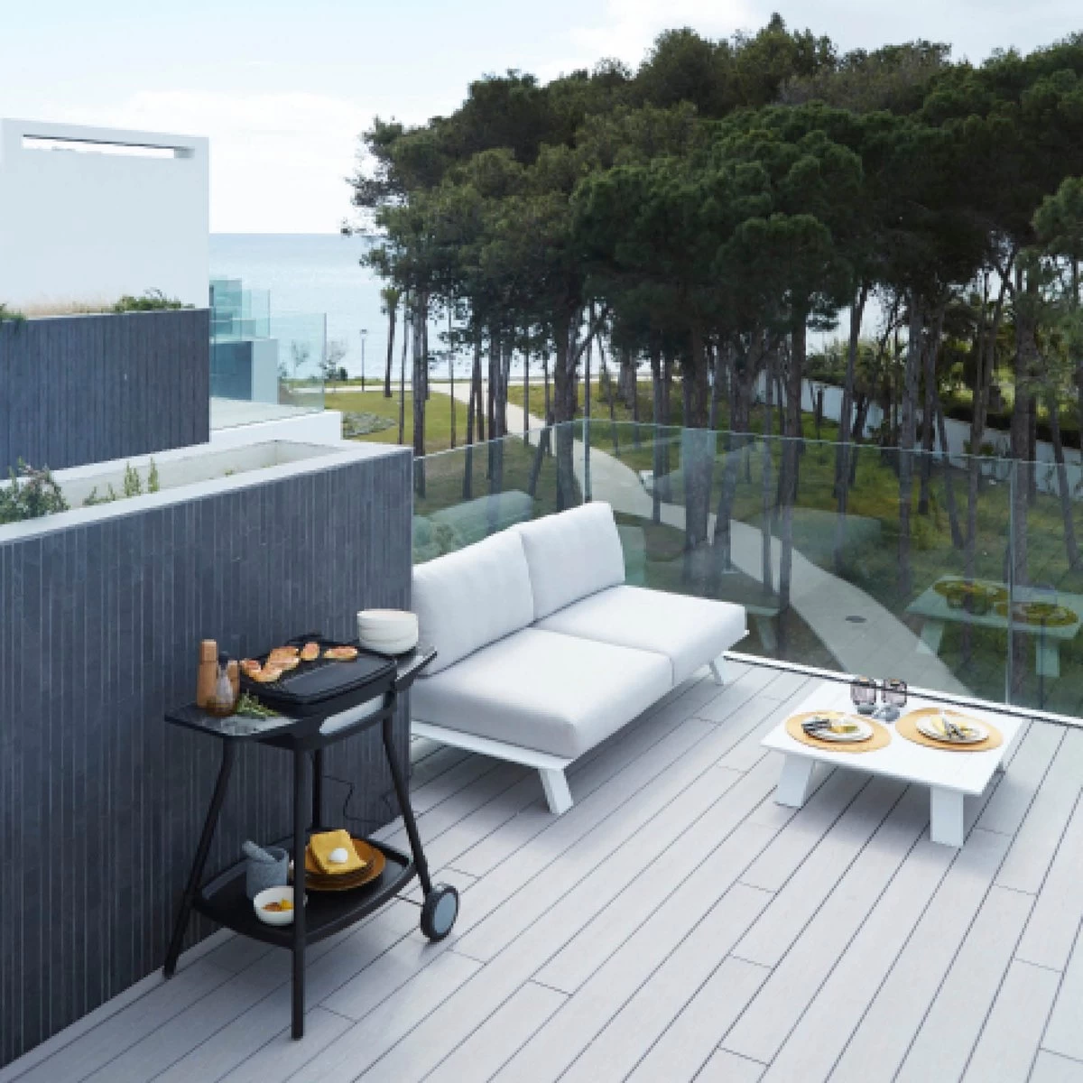 Barbecook Alexia - Elektrische Bbq - Afneembare Grill - Zijtafels - Wielen - 84x55x97cm 3 Barbecook Alexia - Elektrische Bbq - Afneembare Grill - Zijtafels - Wielen - 84x55x97cm - Afbeelding 3