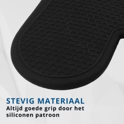 Westerhof Premium Ovenwanten – Siliconen Ovenhandschoenen - Bescherming Tot 230°C– Hittebestendig-Zwart -Thuis-BBQ 1200x1200 409
