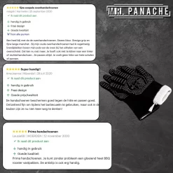 MR. PANACHE Ovenhandschoenen (2 Stuks) - EN407 Certificaat - Tot 500°C - Ovenwanten - Hittebestendige BBQ Handschoenen - Barbecue En Oven Handschoenen -Thuis-BBQ 1200x1200 418