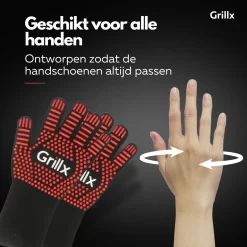GrillX Hittebestendige Handschoenen - 2 Stuks - Ovenwanten - BBQ Handschoenen Tot 500°C - Ovenhandschoenen - BBQ Accesoires -Thuis-BBQ 1200x1200 425