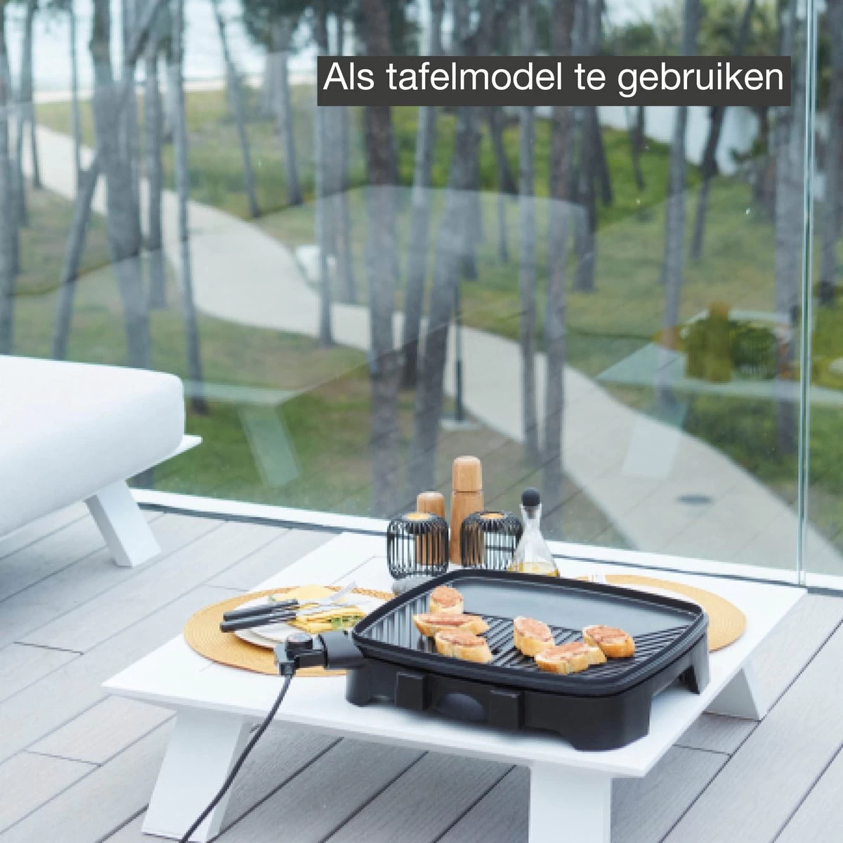 Barbecook Alexia - Elektrische Bbq - Afneembare Grill - Zijtafels - Wielen - 84x55x97cm 11 Barbecook Alexia - Elektrische Bbq - Afneembare Grill - Zijtafels - Wielen - 84x55x97cm - Afbeelding 11