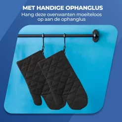 Roegaarden Ovenwanten - 100% Katoen - Hittebestendig - 2 Stuks -Thuis-BBQ 1200x1200 460