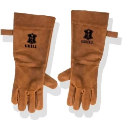 Leren Schort + Leren Handschoenen - Lederen Schort – LICHT BRUIN (Cognac) - Kokschort - BBQ Schort - Kookschort - Vaderdag - Kerst Cadeau Voor Man Vader Opa Papa – 81 Cm X 56 Cm Inclusief Handschoenen Voor De Barbecue -Thuis-BBQ 1200x1200 535