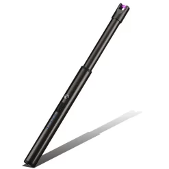 Oplaadbare Lange Dunne Elektrische Aansteker - Duurzame Plasma Aansteker - Inclusief Cadeauverpakking - BBQ – Kaarsen - Zwart -Thuis-BBQ 1200x1200 573