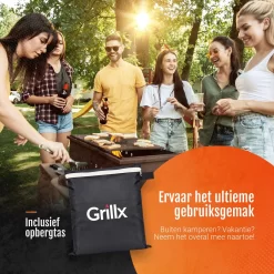 GrillX Barbecue Hoes - 170 X 61 X 117cm - BBQ Hoes Waterdicht - Beschermhoes Inclusief Trekkoord - BBQ Accesoires -Thuis-BBQ 1200x1200 578