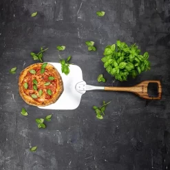 Boska Pizzaschep Barbecue - Kort Handvat - Stabiel - Aluminium - Eikenhout - BBQ Accessoires -Thuis-BBQ 1200x1200 584