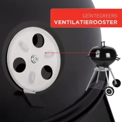 BBQ Collection Houtskoolbarbecue - Kogelbarbecue 45 X 60 Centimeter - Ronde Barbecue - Barbecue Op Wielen - Zwart - Metaal -Thuis-BBQ 1200x1200 62