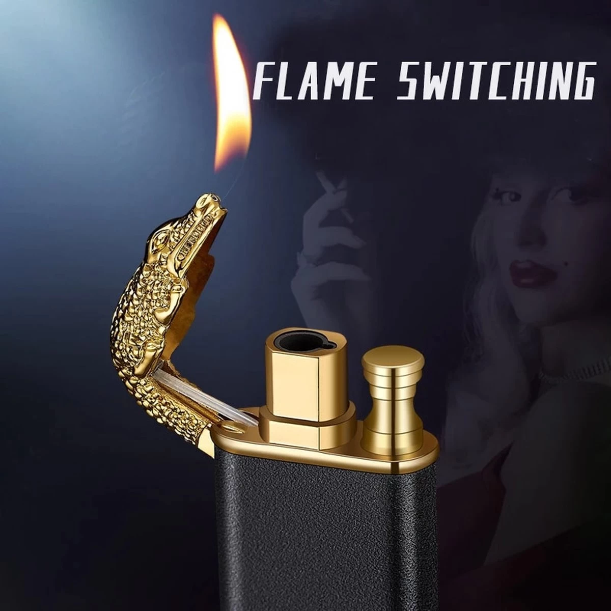 Dragon Lighter - Draak Aansteker - Dual Flame - Vuur Aansteker - Verschillende Vlamgrootte - Hervulbaar - WBV™ 2 Dragon Lighter - Draak Aansteker - Dual Flame - Vuur Aansteker - Verschillende Vlamgrootte - Hervulbaar - WBV™ - Afbeelding 2