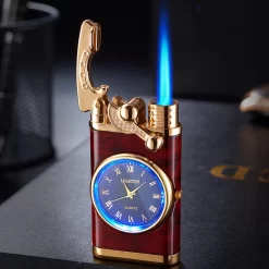 Flametimer Exclusieve Aansteker Met Horloge, 2 Stuks Willekeurig, Winddichte Draagbare Kaars Aansteker Voor Kaars Koken BBQ, Vuurwerk, Zak Zaklamp Aansteker Met Geschenkdoos, Cool Gift -Thuis-BBQ 1200x1200 641