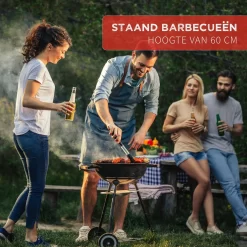 BBQ Collection Houtskoolbarbecue - Kogelbarbecue 45 X 60 Centimeter - Ronde Barbecue - Barbecue Op Wielen - Zwart - Metaal -Thuis-BBQ 1200x1200 65