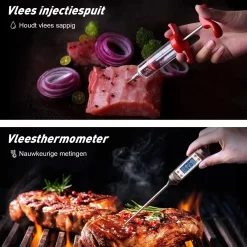 Saveur Royal® 35-delige Barbecue Gereedschapset In Roestvrij Staal - BBQ Grill Set Met Draagtas - Barbecuegerei-sets - Barbecue Accessoires Gereedschap - 35-delig -Thuis-BBQ 1200x1200 806