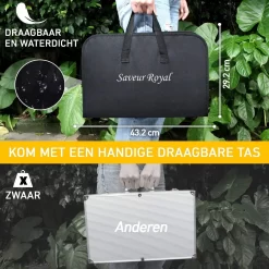 Saveur Royal® 35-delige Barbecue Gereedschapset In Roestvrij Staal - BBQ Grill Set Met Draagtas - Barbecuegerei-sets - Barbecue Accessoires Gereedschap - 35-delig -Thuis-BBQ 1200x1200 808