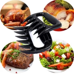 Merkloos Professionele Vleesshredders / Vleesklauwen | Meat Claws | BBQ | Bear Paws | Meat Shredders | Vlees Houders | Barbeque Accesoires | Pulled Pork Klauwen | 2 Stuks -Thuis-BBQ 1200x1200 811