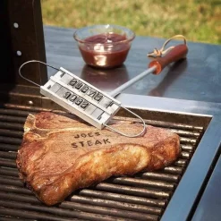 Merkloos BBQ Branding Iron - Barbecuegereedschapset - Bbq Accessoires - Bbq Brandijzer -Thuis-BBQ 1200x1200 835