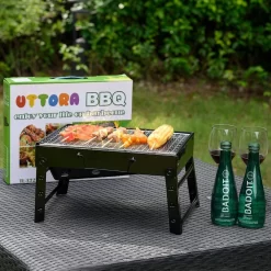 Merkloos Decopatent® Portable Houtskool BBQ - Barbecue - Inklapbaar - Barbecue Houtskool - Tafel Grill - Camping - Strand - Festival - Park -Thuis-BBQ 1200x1200 84