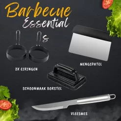 BBQ Gereedschapset - Opbergtas - BBQ Accessoires - BBQ Tang - BBQ Set - BBQ Borstel - BBQ Gereedschap - Roestvrij Staal -Thuis-BBQ 1200x1200 844
