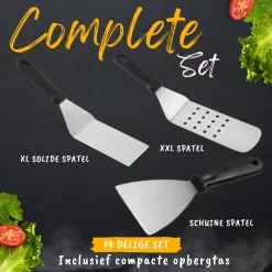BBQ Gereedschapset - Opbergtas - BBQ Accessoires - BBQ Tang - BBQ Set - BBQ Borstel - BBQ Gereedschap - Roestvrij Staal -Thuis-BBQ 1200x1200 845
