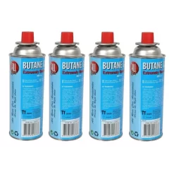 4x Kookstel Gasflessen Butaan Gas - 4 Stuks A 227 Gram - Gasbus Navulling