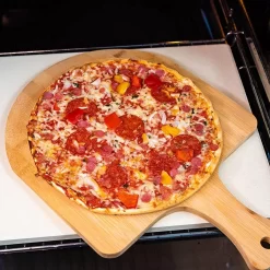 Buxibo 2in1 Pizzasteen - Voor BBQ & Oven - Inclusief Serveer Plank - Pizzabord/Pizzaplank - 30.5 X 38.1 X 1.4 Cm -Thuis-BBQ 1200x1200 878