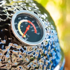 VONROC - BBQ - Kamado - 13 Inch - Ø27cm Kookoppervlak - Houtskoolbarbecue – Keramisch - Tafelmodel - Met Onderstel, Thermometer, Plate Setter & Regenhoes -Thuis-BBQ 1200x1200 89