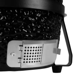 VONROC - BBQ - Kamado - 13 Inch - Ø27cm Kookoppervlak - Houtskoolbarbecue – Keramisch - Tafelmodel - Met Onderstel, Thermometer, Plate Setter & Regenhoes -Thuis-BBQ 1200x1200 92