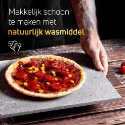 Pizzasteen BBQ Oven - Lava Van Vulkaan Etna - Barbecue Accesoires - Made In Italy - Broodbaksteen - 30x38x1.1 - VDN -Thuis-BBQ 1200x1200 936