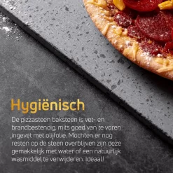 Pizzasteen BBQ Oven - Lava Van Vulkaan Etna - Barbecue Accesoires - Made In Italy - Broodbaksteen - 30x38x1.1 - VDN -Thuis-BBQ 1200x1200 940