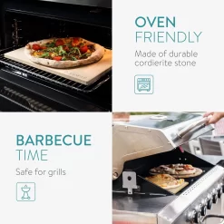 Navaris Pizzasteen XL Voor Oven En Barbecue - Rechthoekige Pizzaplaat 38 X 30 Cm - Inclusief Pizzaschep Met Extra Lang Handvat En Receptenboek 11 Navaris Pizzasteen XL Voor Oven En Barbecue - Rechthoekige Pizzaplaat 38 X 30 Cm - Inclusief Pizzaschep Met Extra Lang Handvat En Receptenboek -Thuis-BBQ 1200x1200 948