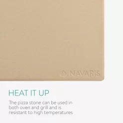 Navaris Pizzasteen XL Voor Oven En Barbecue - Rechthoekige Pizzaplaat 38 X 30 Cm - Inclusief Pizzaschep Met Extra Lang Handvat En Receptenboek 13 Navaris Pizzasteen XL Voor Oven En Barbecue - Rechthoekige Pizzaplaat 38 X 30 Cm - Inclusief Pizzaschep Met Extra Lang Handvat En Receptenboek -Thuis-BBQ 1200x1200 949