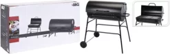 BBQ XL Houtskoolbarbecue - Cilindervorm - Grilloppervlak (LxB) 71 X 35 Cm - Zwart -Thuis-BBQ 1200x382