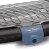 Moulinex BG134812 Barbecue Tafelblad Electrisch 2100W Zwart, Blauw, Zilver Barbecue