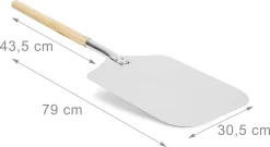 Relaxdays Pizzaschep - Vierkant - Metaal -Thuis-BBQ 1200x654