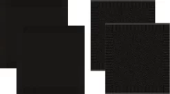 DDDDD Cisis - 2x Theedoek & 2x Keukendoek - Ebony